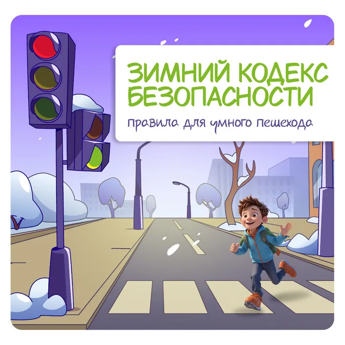 Зимний кодекс безопасности: правила для умного пешехода