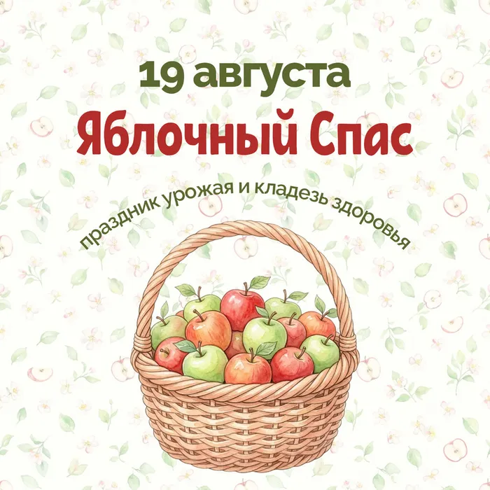 19 августа – Яблочный Спас