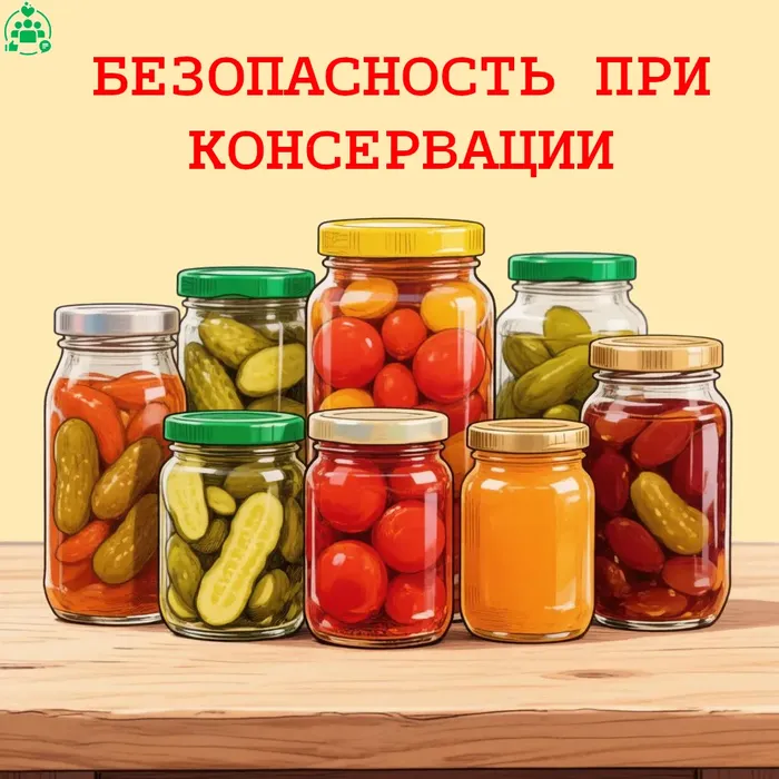 Безопасность при консервации: памятка для родителей