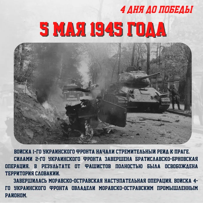 Календарь обратного отсчета: 4 ДНЯ ДО ПОБЕДЫ!