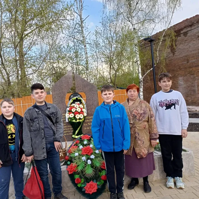 К 37-летию аварии на Чернобыльской АЭС, экскурсия в сквер памяти ликвидаторам
